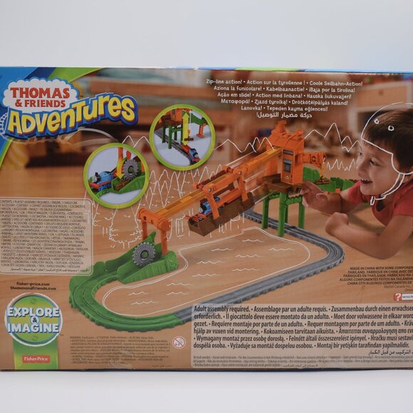 Thomas and Friends Thomas Adventures Explore and Imagine Misty Island Zip-Line - Picture 11 of 11